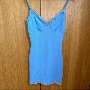 Urban Outfitters- blue mini dress